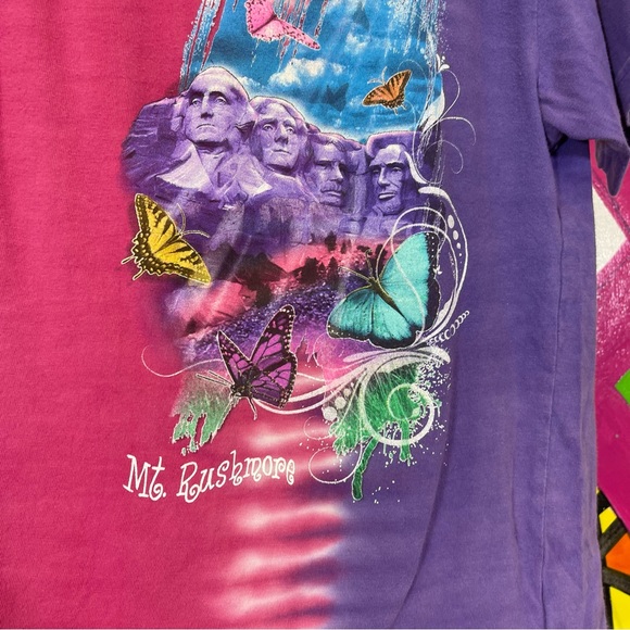 Kid U Not, Mt Rushmore Pink and Purple T-Shirt. Size Large. Excellent condition! - Picture 2 of 5